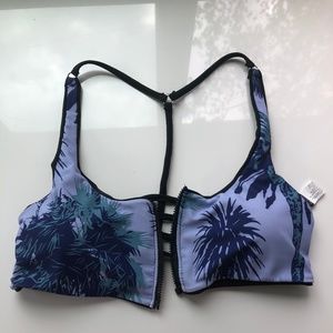 Palm Tree Bikini Top
